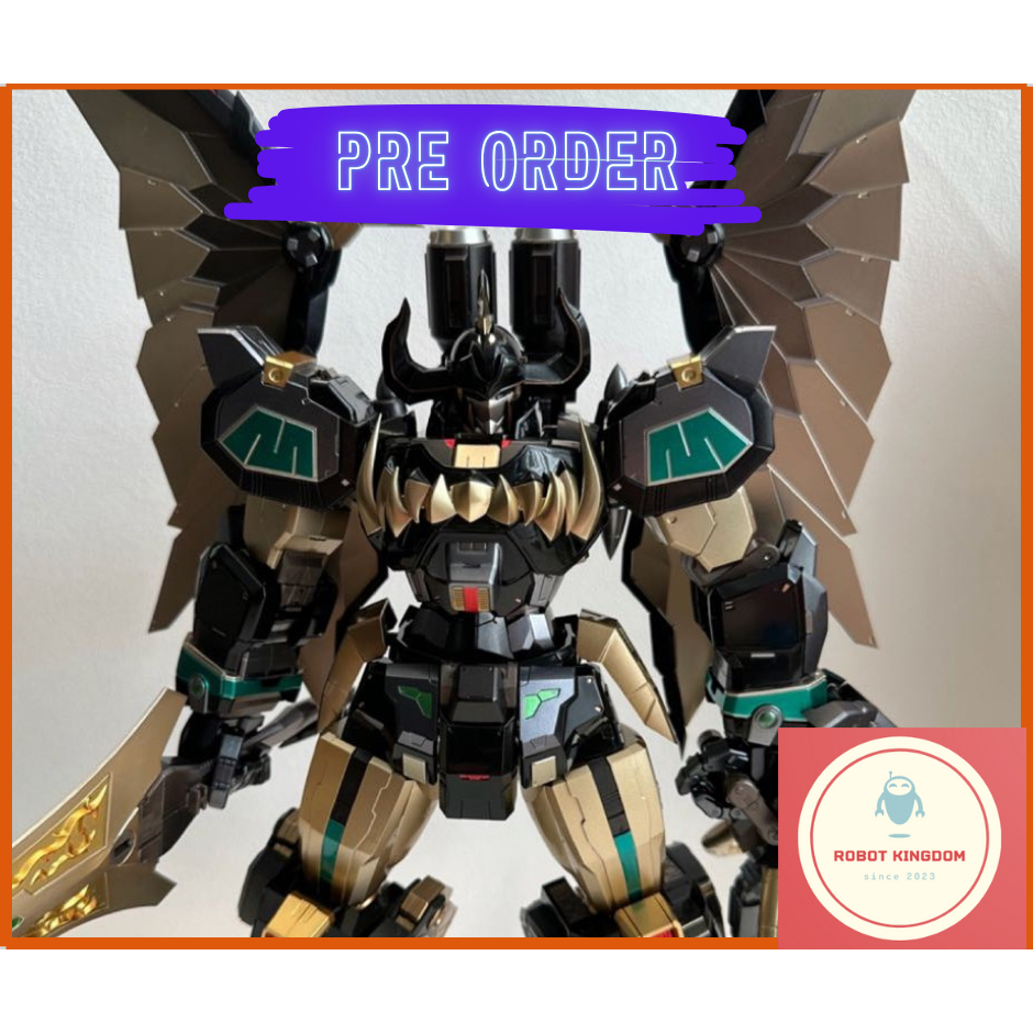 Beast King Model G-02 Dino Megazord Black Edition Metal Build