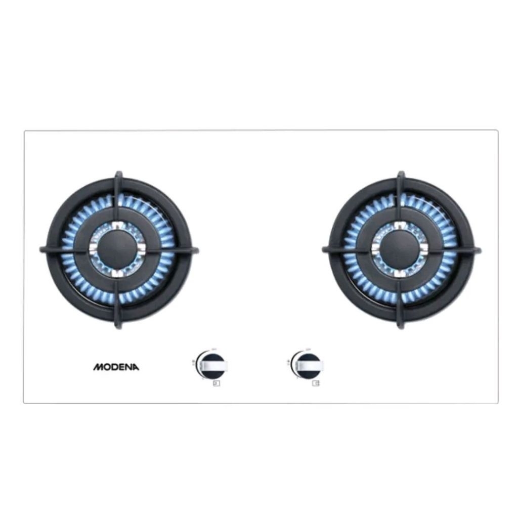 Kompor Tanam Modena BH-1725W | White putih gas BH1725W 1725 W BH1725