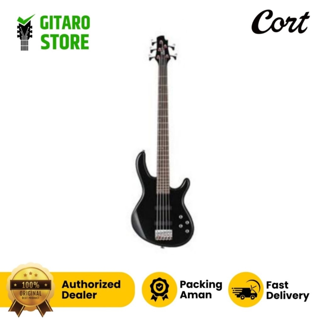 Gitar Bass Aktif 5 Senar CORT ACTION PLUS V 5 Gitar Bass Cort Original