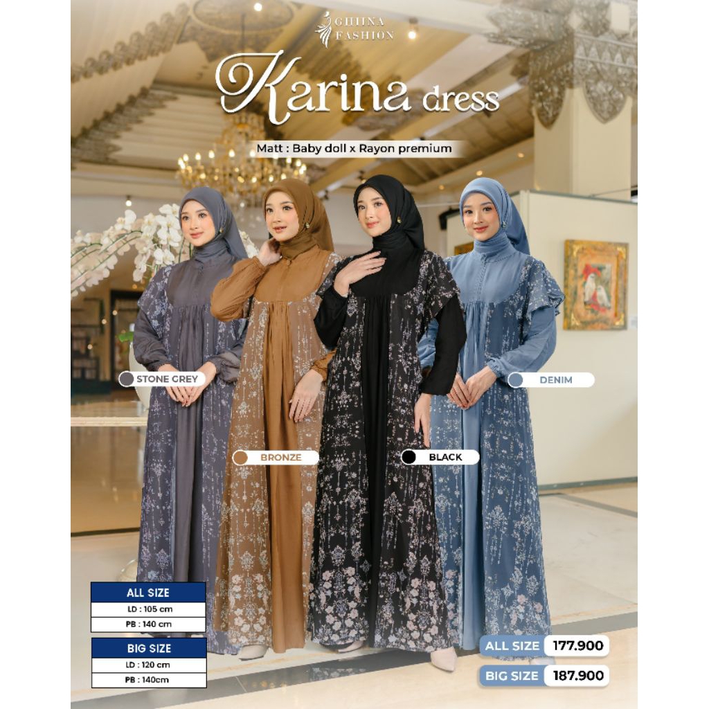 KARINA DRESS BY GHIINA FASHION, SARIMBIT GHIINA FASHION
