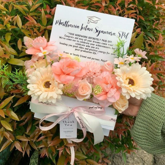 Mini flower sign | Bunga papan akrilik