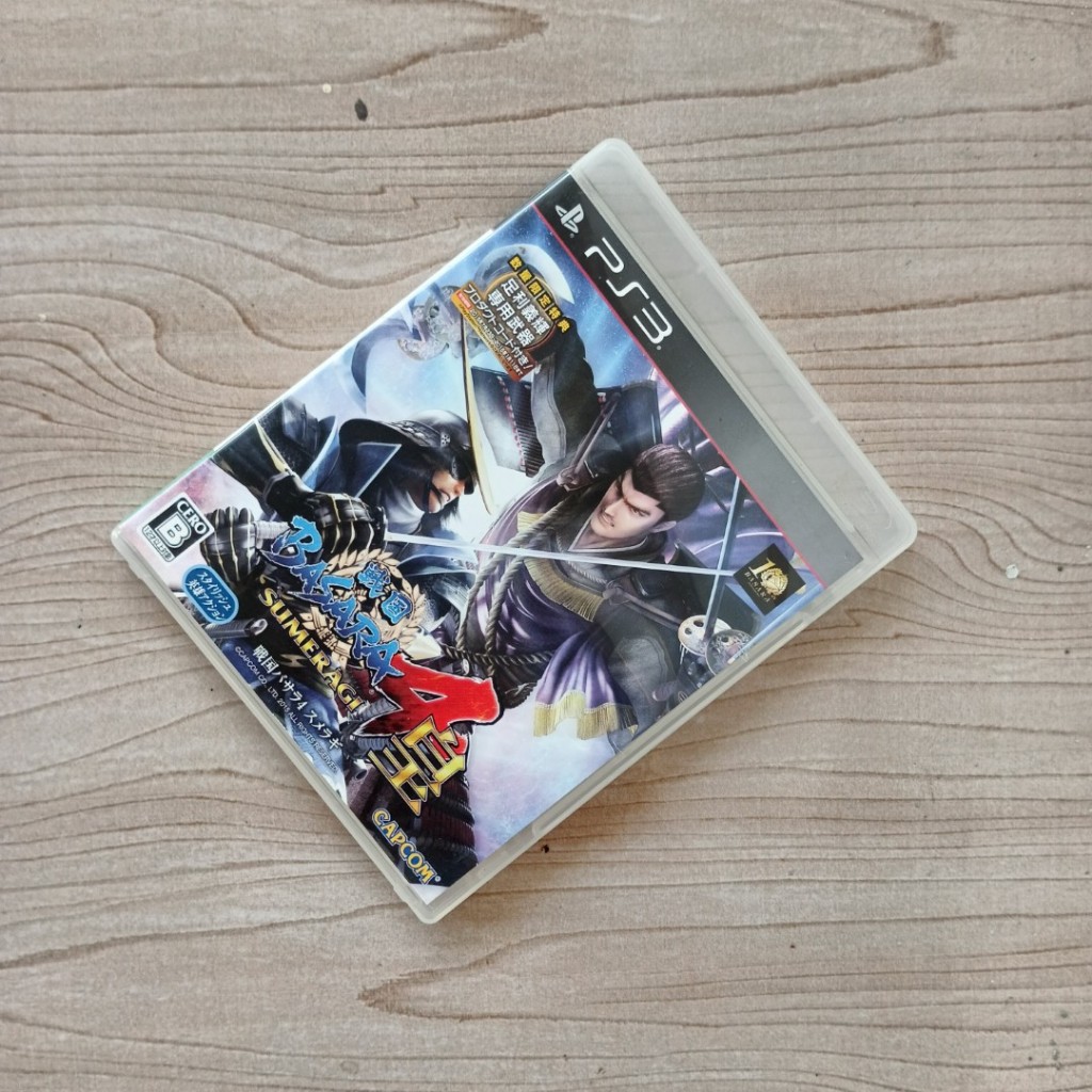 PS3 BD KASET SENGOKU BASARA 4 SUMERAGI ORIGINAL