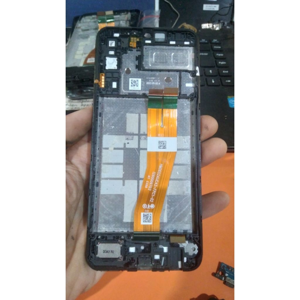 frame lcd samsung a04e ori copotan