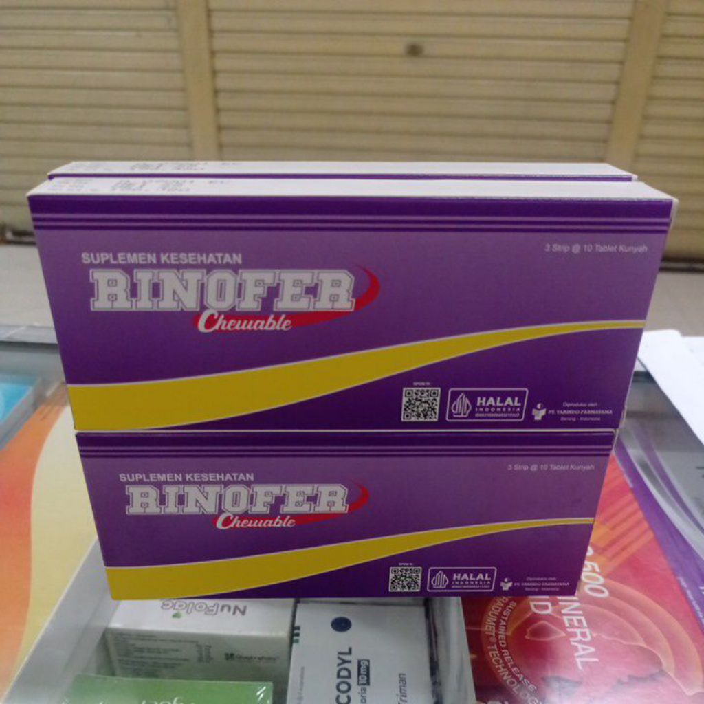 Rinofer Chewable membantu memenuhi kebutuhan Zat besi