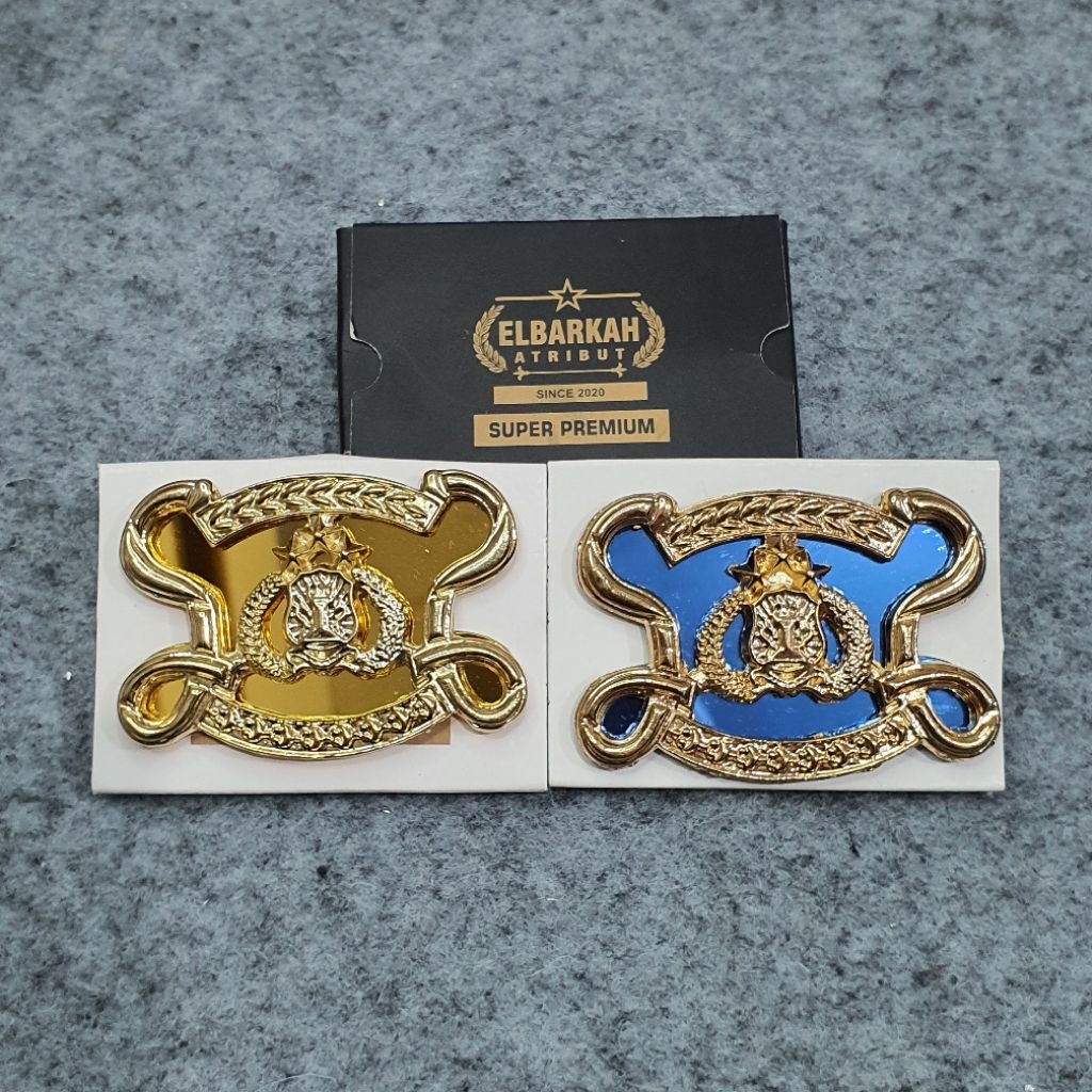 Emblem Polisi (Reskrim, Sabhara, Brimob, Polair, Provos) Atribut Polri Super premium High Quality