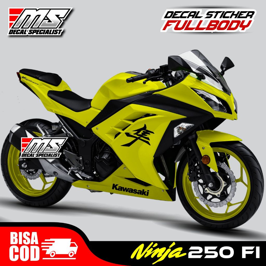 Decal Sticker Full Body Kawasaki NINJA 250 FI