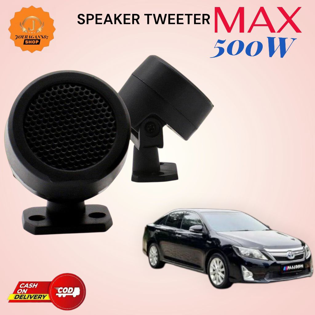 Speaker Tweeter Mobil 3D Stereo Sound 105 dB 500W Max