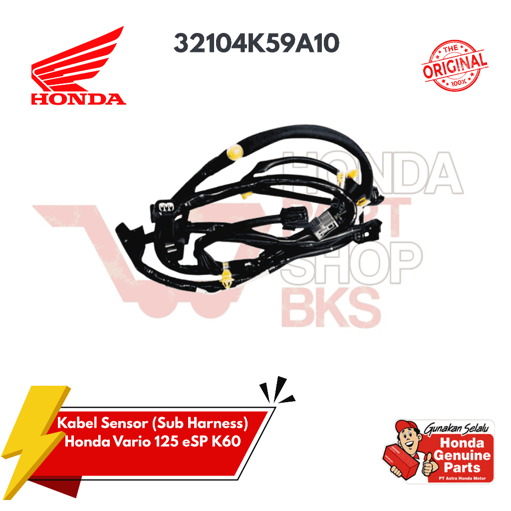 32104K59A10 Kabel Sensor Mesin (Sub Harness) Honda Vario 125 eSP K60