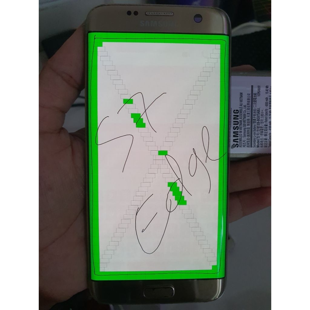 lcd samsung s7 edge original copotan