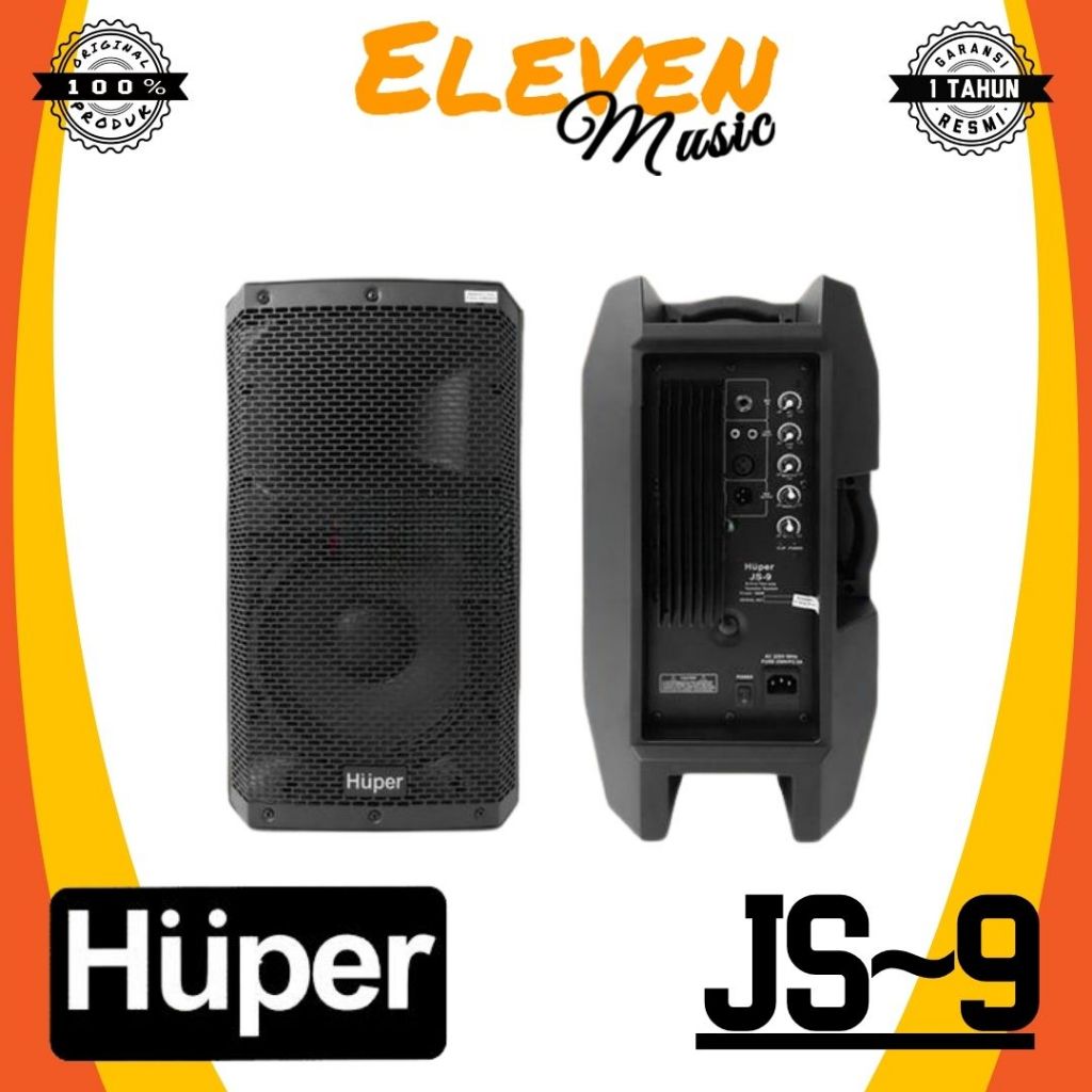 Huper JS 9 Original Speaker Huper 10-Inch Garansi Resmi Speaker Aktif JS9