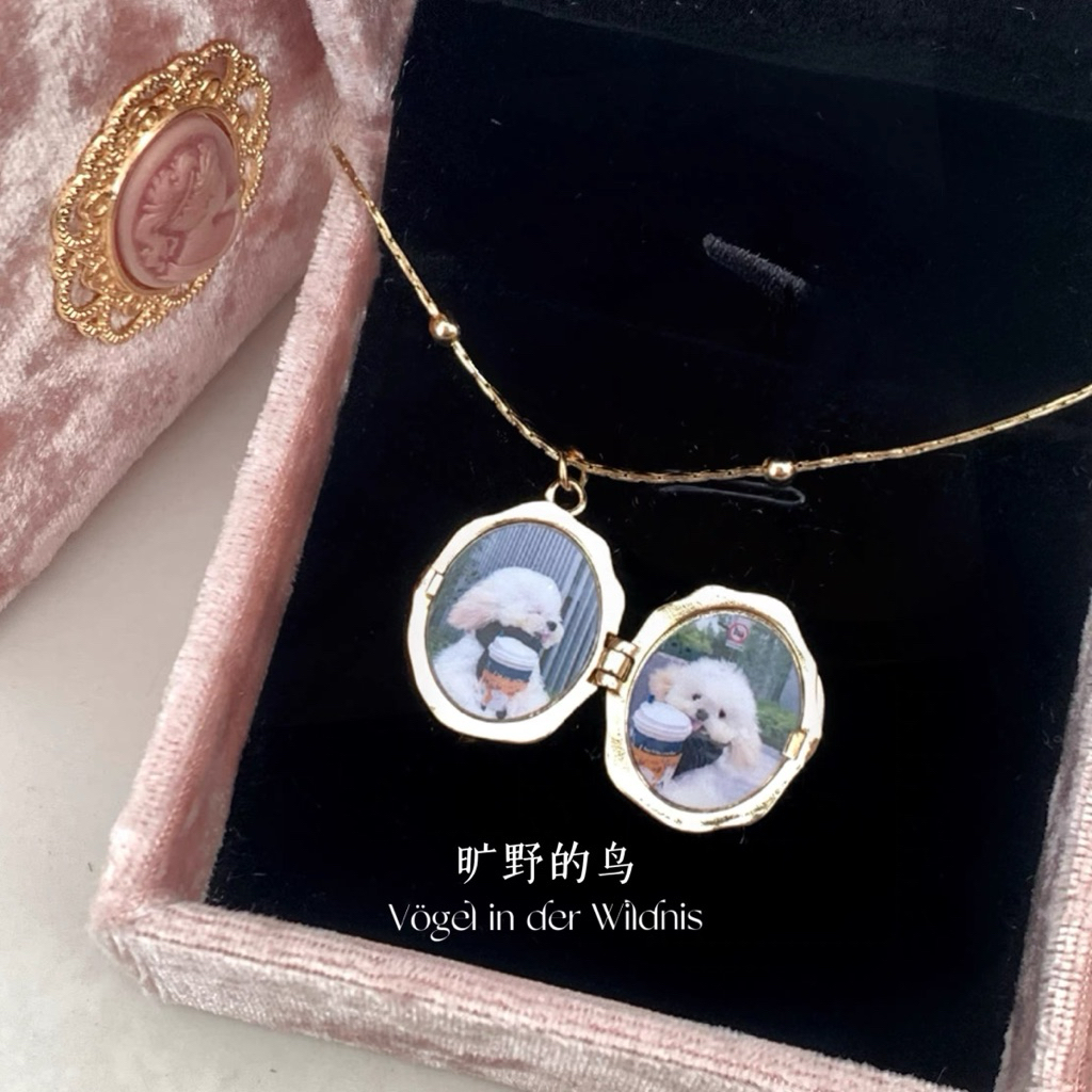 ANGEL LOCKET NECKLACE KALUNG DAN FOTO DIDALAM