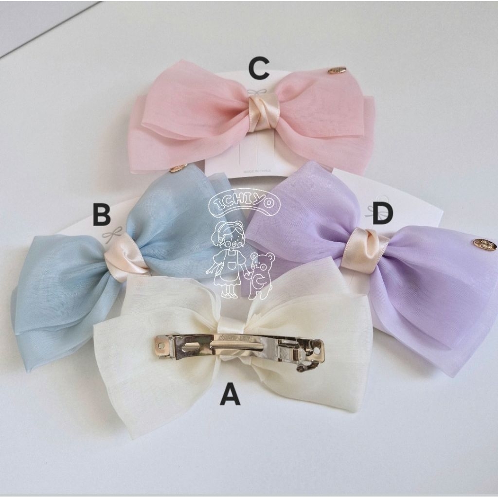 Jepit Rambut Pita Korea / Jepit Pita Korea Murah