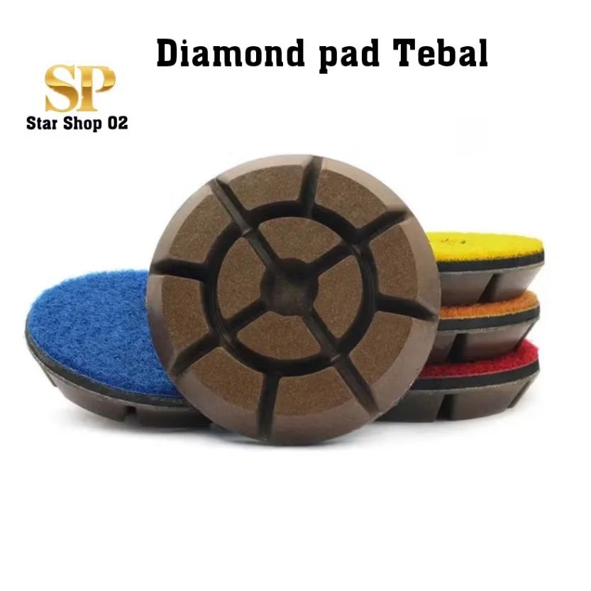 Diamond Pad poles marmer ,Teraso,beton diamond pad tebal