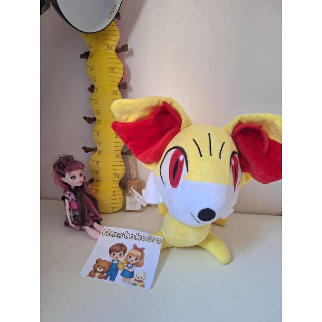 Boneka pokemon fennekin rare pokemon nb jumbo