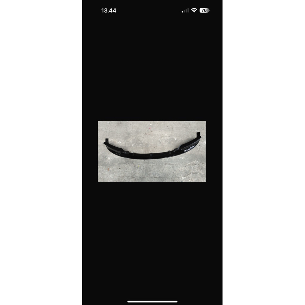 Lips Bumper BMW F30 Black Glosy