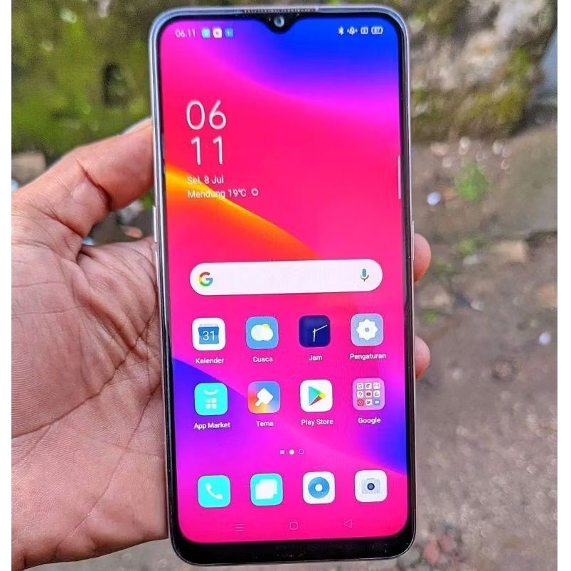 LCD Ori Asli Copotan Oppo A5 2020 / Oppo A9 / A31 Fullset Touchscreen