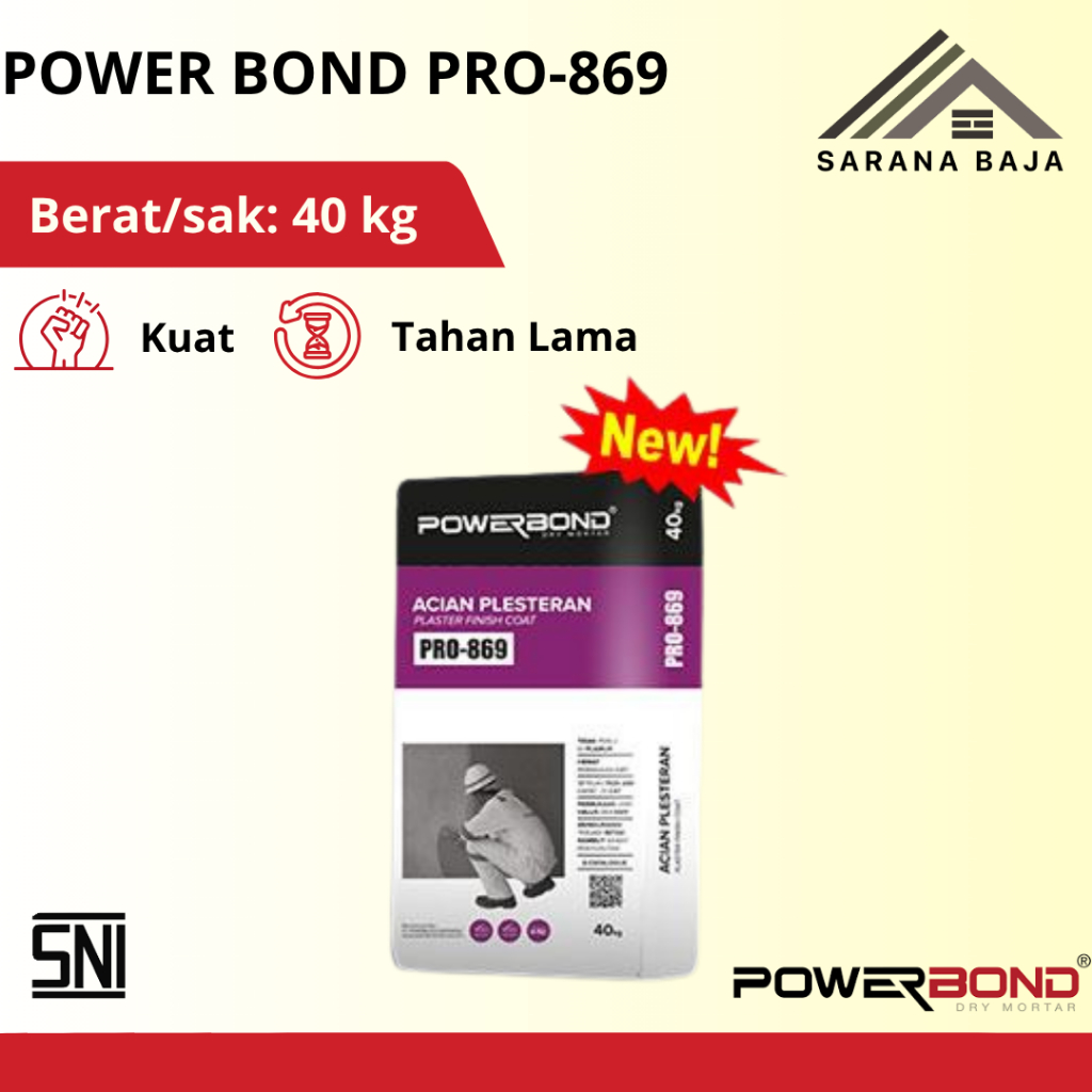PowerBond Pro 869 Acian Plesteran 40 kg