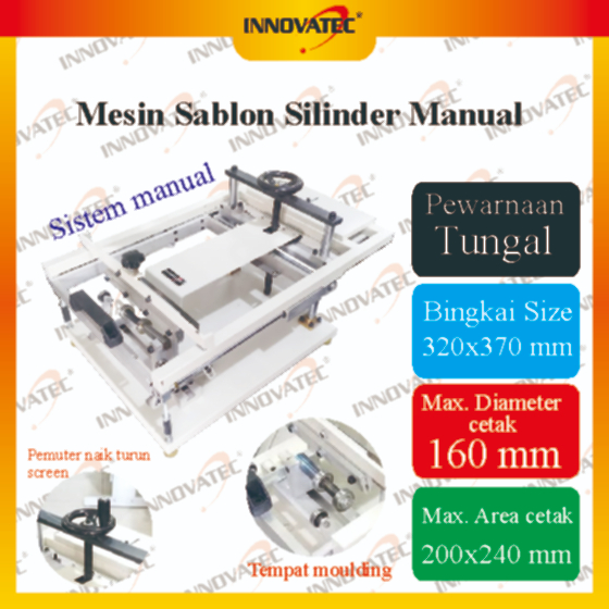 Mesin Sablon Cup Silinder Manual Innovatec