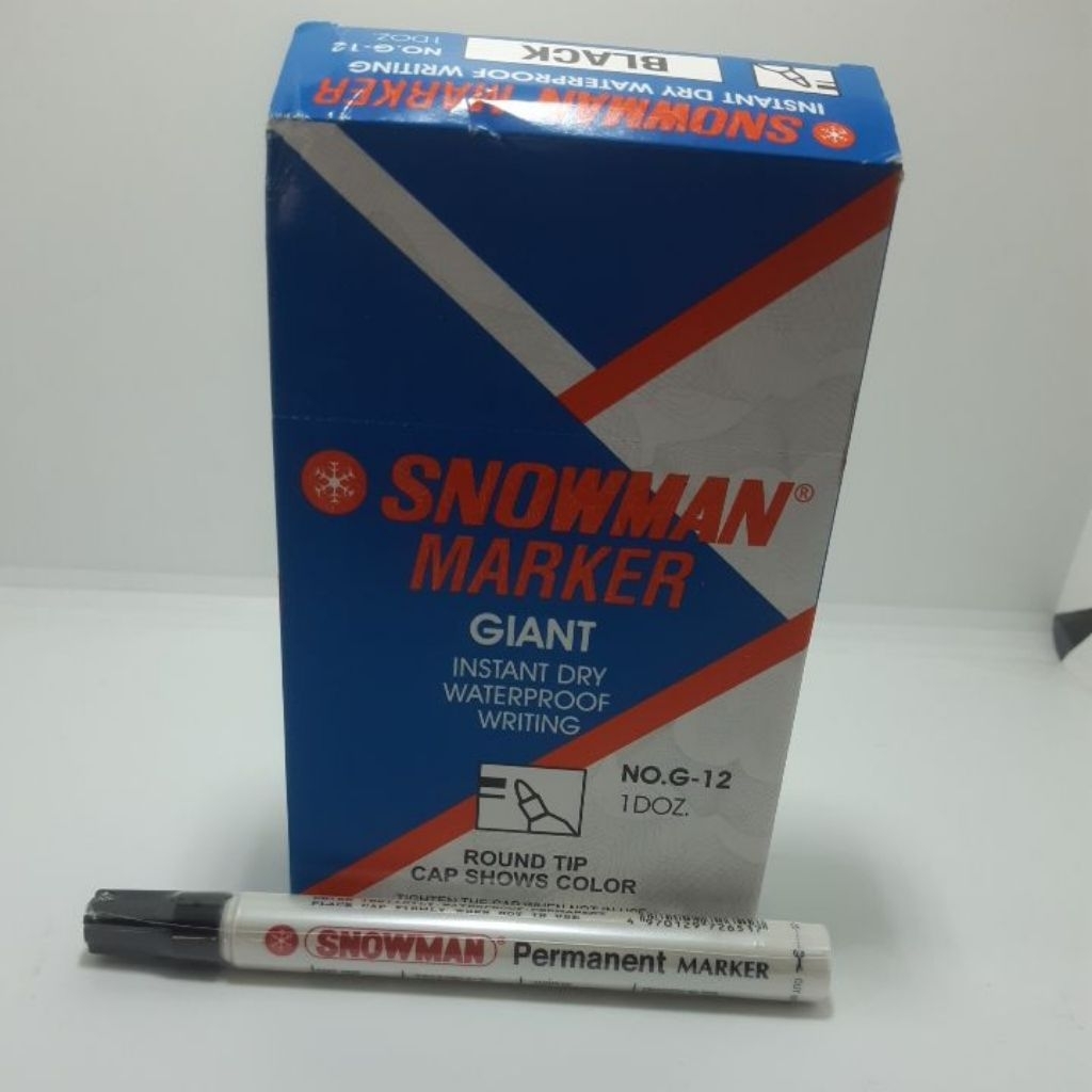 Spidol Permanent Snowman Marker Giant 1 Pak