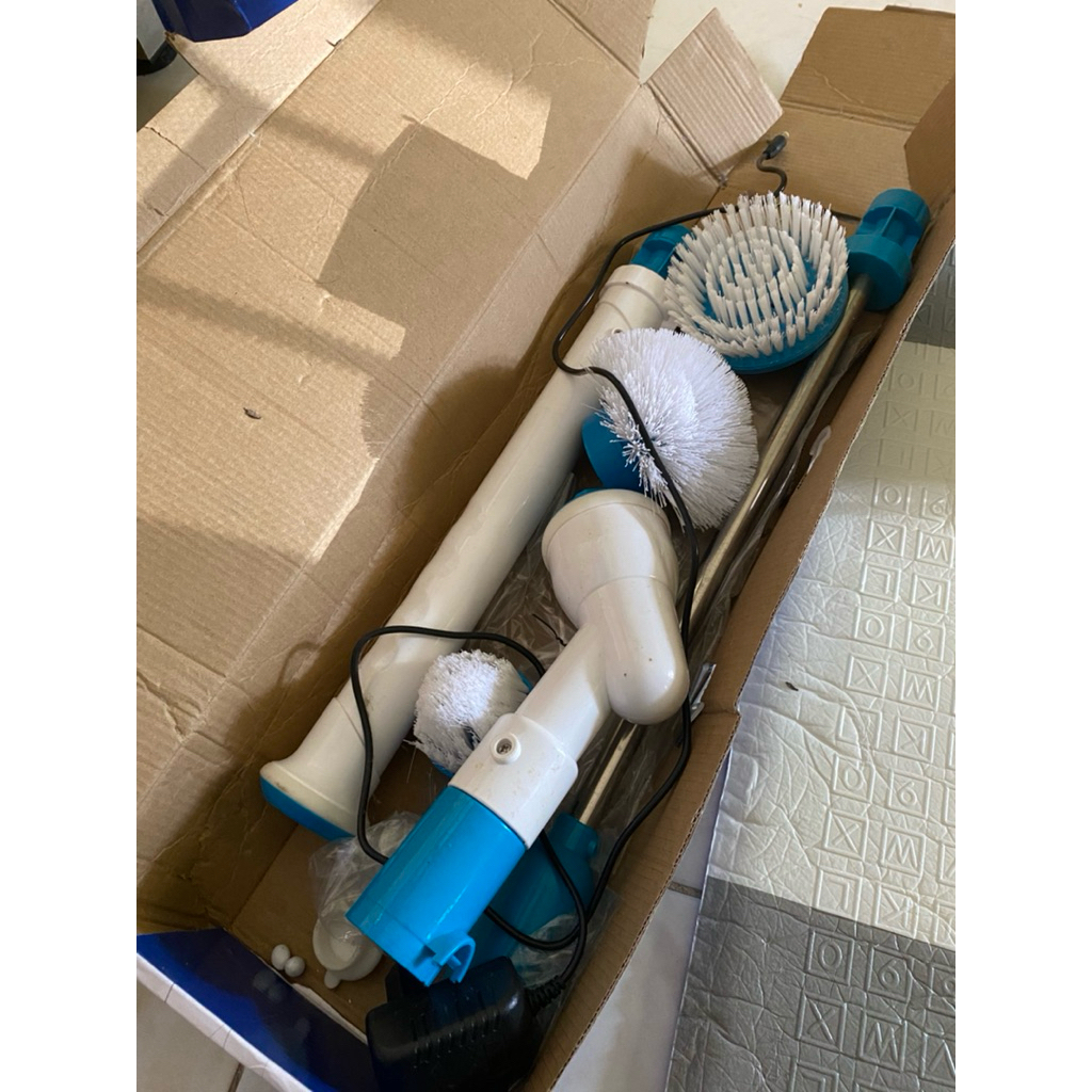 Sikat elektrik otomatis. Untuk kamar mandi karpet toilet dinding dapur