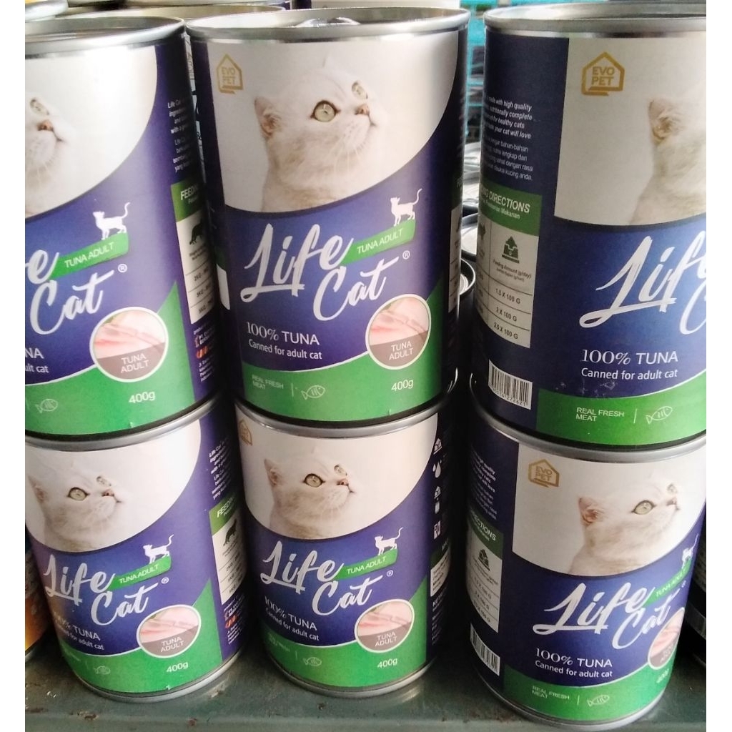 life cat makanan kucing dewasa rasa tuna daging tuna merah vitamin dan mineral nutrisi lengkap untuk