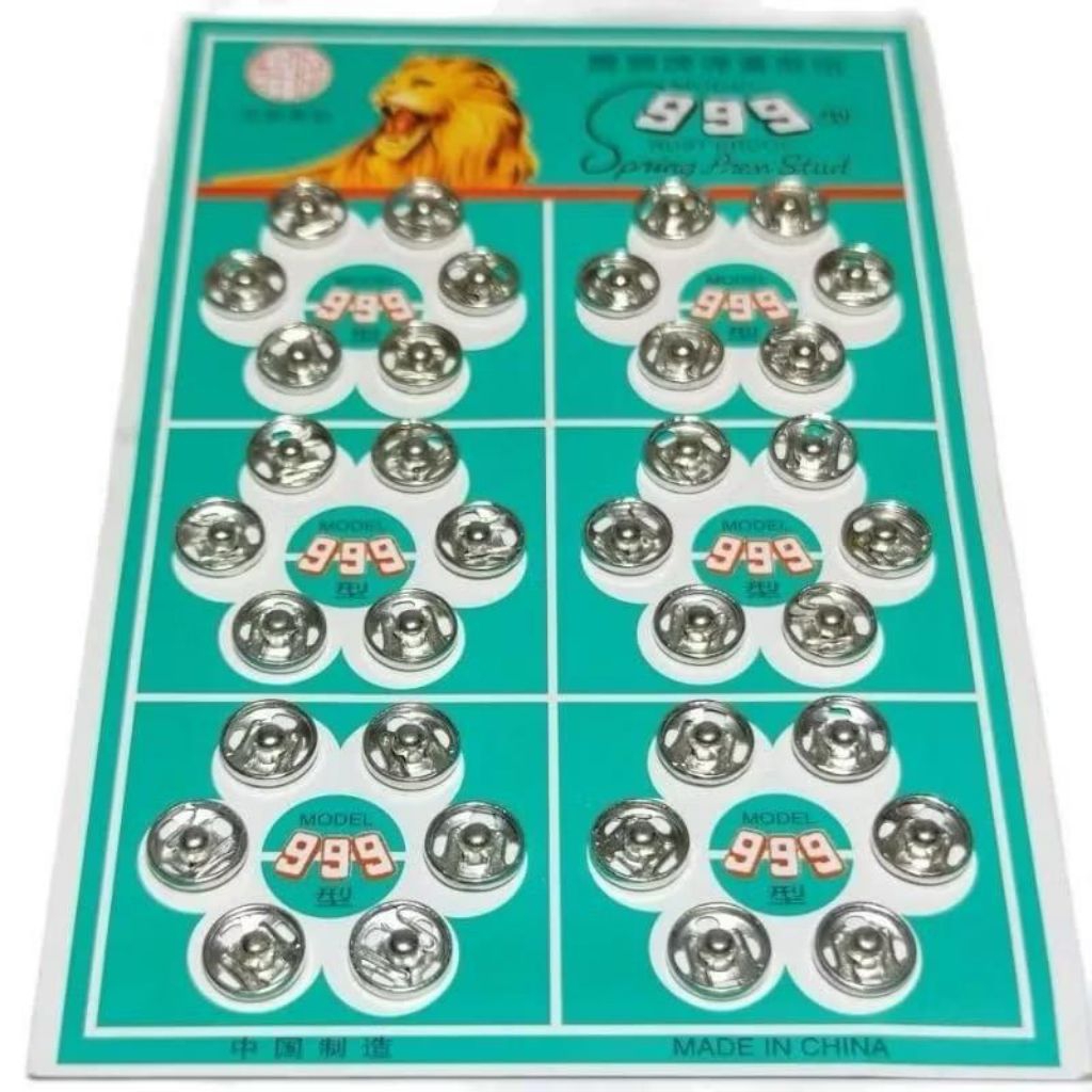 Kancing Cetet Kancing Baju Kancing Jepret 8mm Kancing Cepret Kancing Cetek