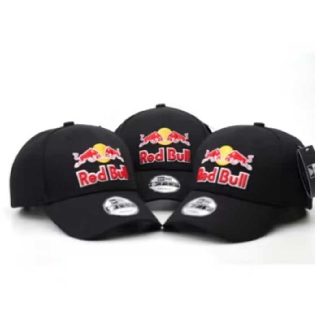 topi baseball redbull f1 hitam pria wanita full tag premium terbaru kekinian