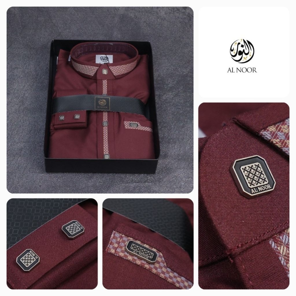 AL NOOR || JUBAH AL NOOR PREMIUM DESAIN SAUQI BAHAN KATUN PREMIUM LENGAN MANSET BOKS