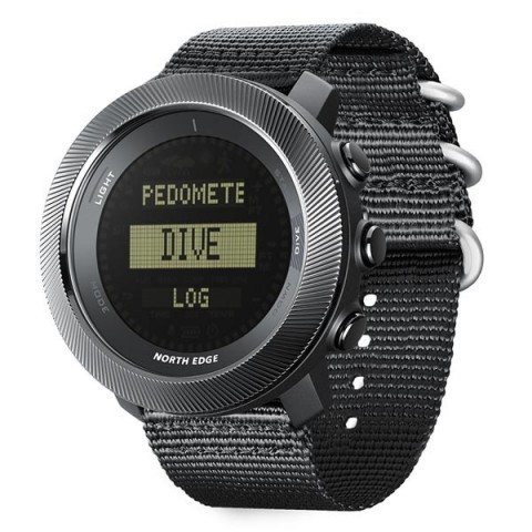 NORTH EDGE APACHE D Multifunctional Waterproof Freediving Watch