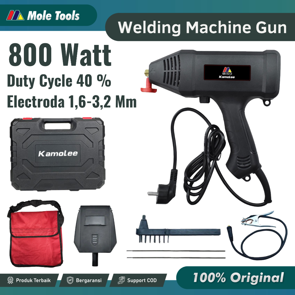 Mesin Las Listrik Genggam Kamolee | welding machine Portabel Las Listrik Kamolee