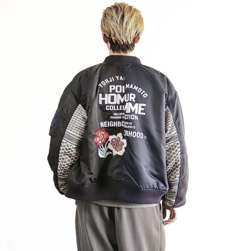 Yohji Yamamoto x Neighborhood MA-1 Jacket