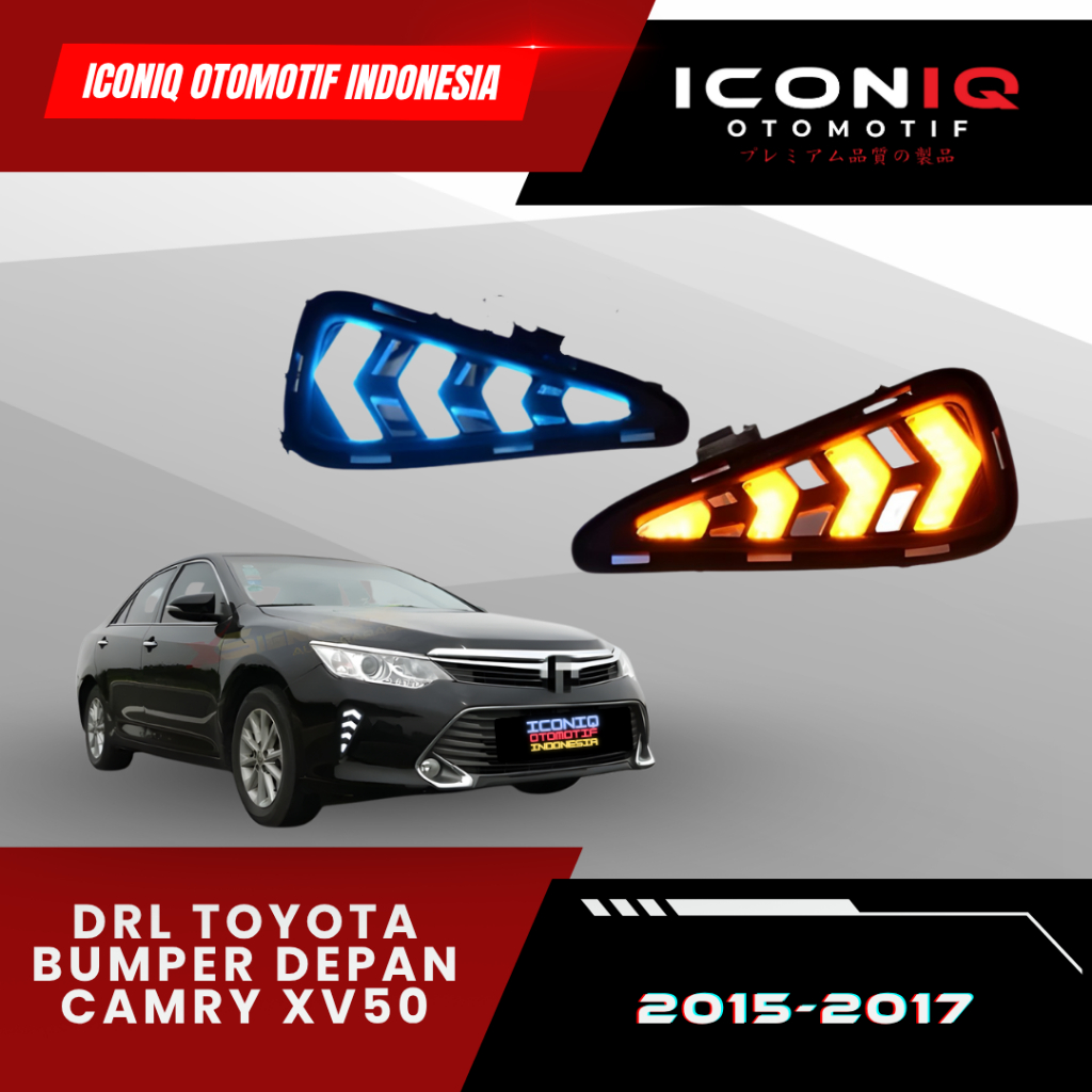 DRL TOYOTA BUMPER DEPAN CAMRY XV50 2015-2017