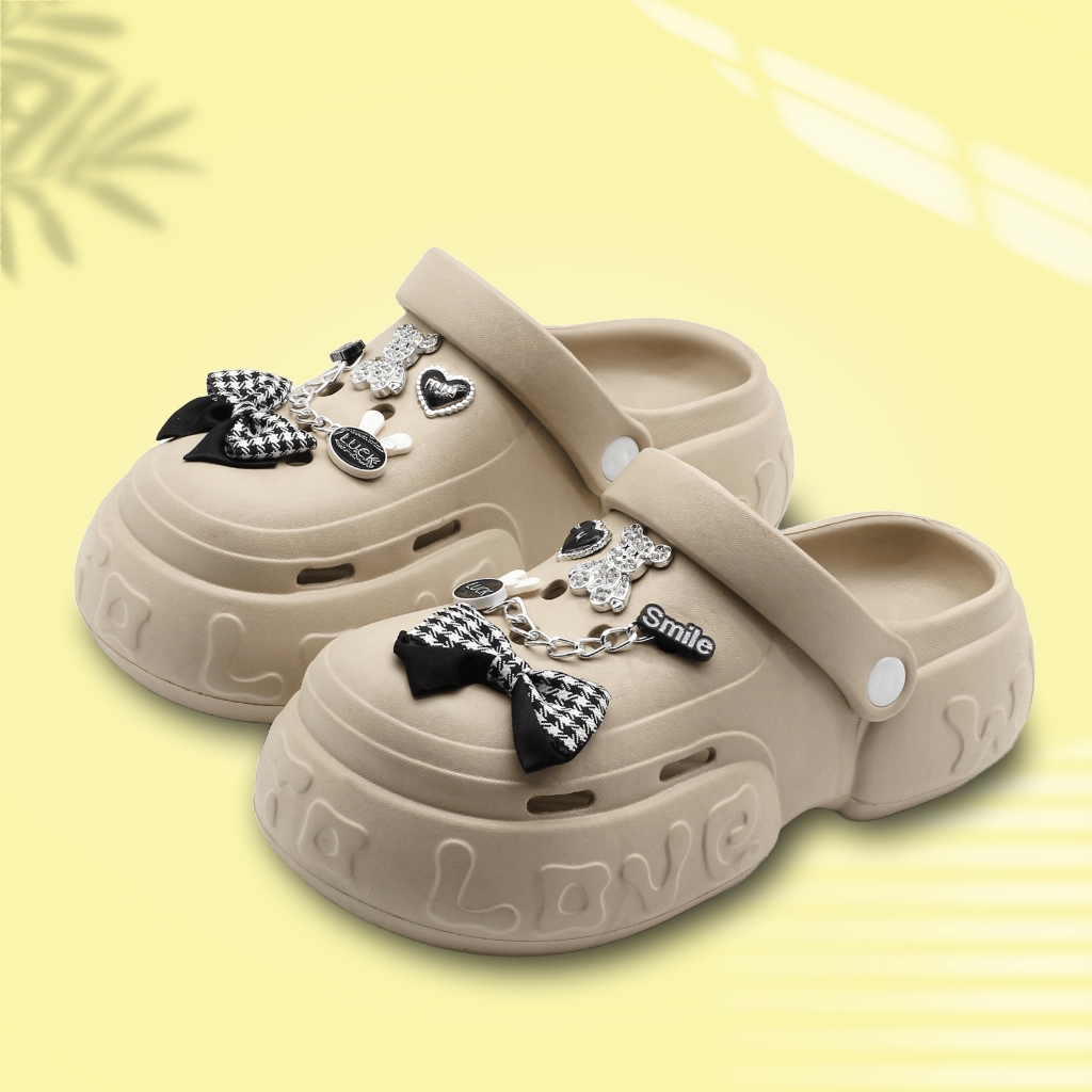 Sandal Wanita Elegan Cantik Sandal Anak Remaja Perempuan Casual Main Sandal Tutup Depan Wanita Nyama