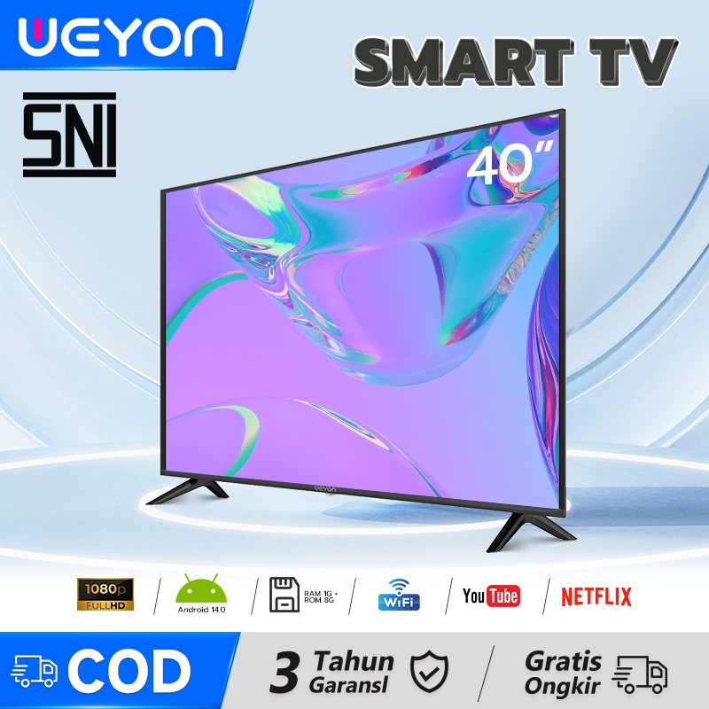 Weyon Smart TV LED 40 inch Digital tv FHD Televisi DVB-T2