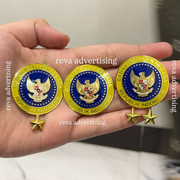 PIN DADA BIN BIRU KUNING TERBARU MAGNET | badan intelijen negara