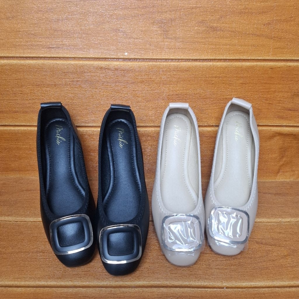 MICHIE - Flat Shoes Elsie Square Buckle 33-1