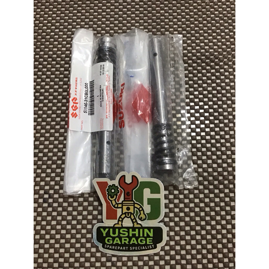 Suling Shock Depan Set Satria 2 Tak Hiu Lumba Original Suzuki