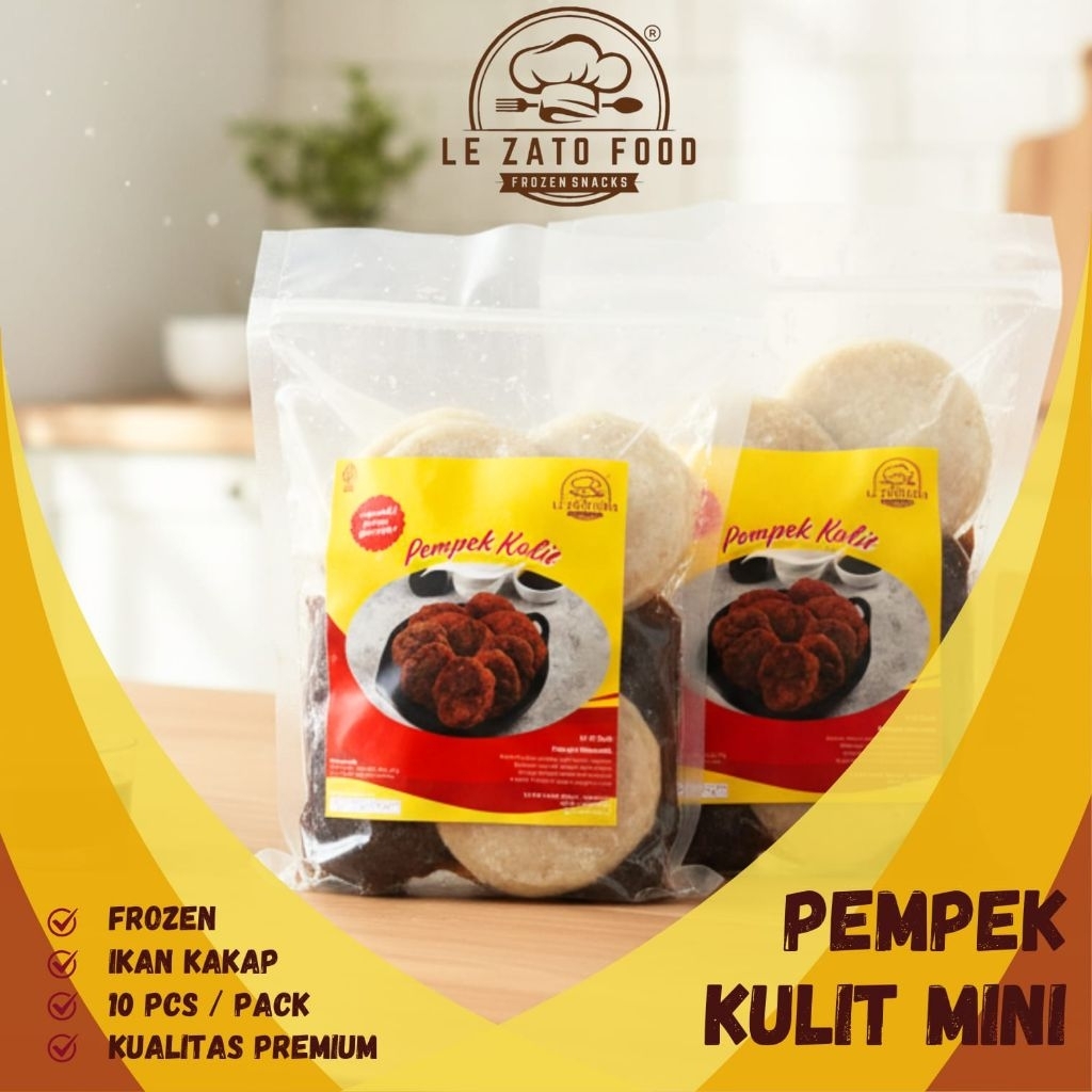 Pempek Kulit Mini Frozen (10 pcs/pack)/Frozen Pempek/Pempek Khas Palembang/Pempek Enak & Murah