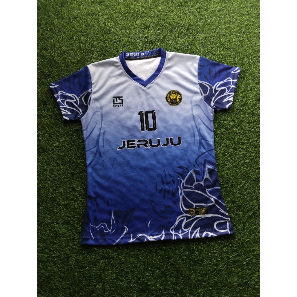 Kaos Jersey Voli Full Printing Gratis Tambah Nama Nomor Logo Sponsor