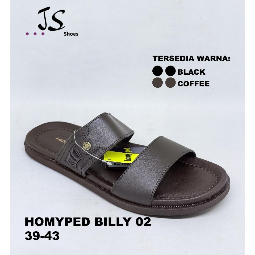 HOMYPED BILLY 02 - SANDAL SLOP CASUAL PRIA DEWASA MERK HOMYPED ORIGINAL