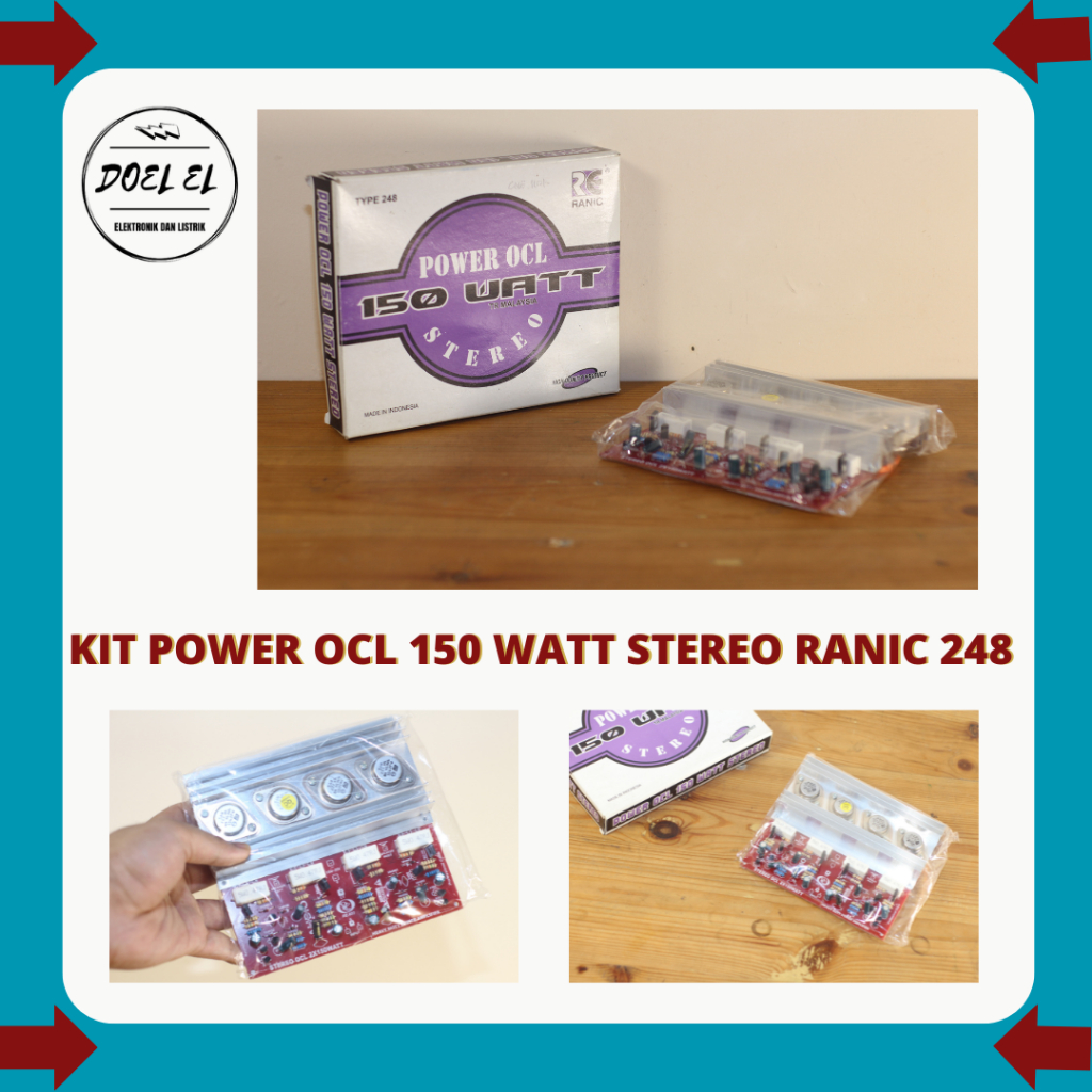 KIT POWER OCL 150 WATT STEREO TR JENGKOLAN | RANIC TYPE 248