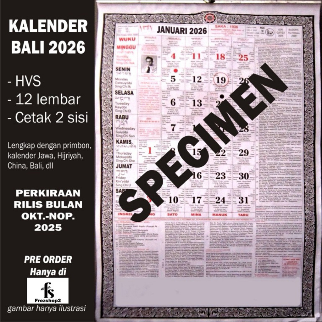 Kalender Bali 2026
