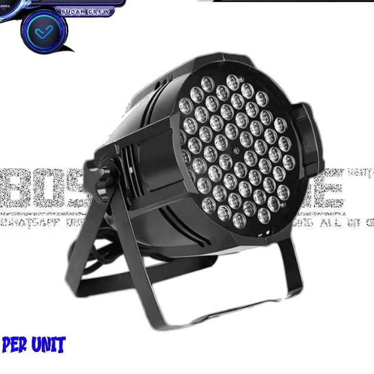 [ JUAL ] lampu parled 54x3 watt full color & rgbw | lampu panggung 4 kabel
