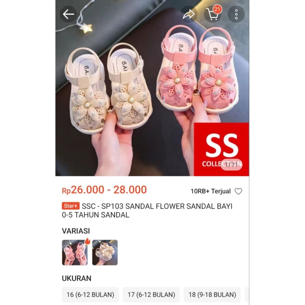 Sendal bayi like new