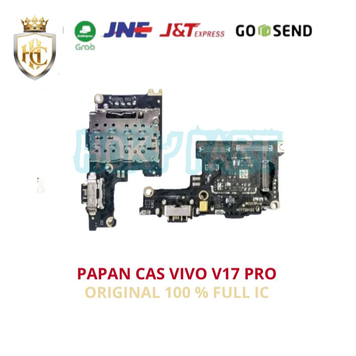 PAPAN KONEKTOR CAS FULL IC+MIC VIVO V17 / V17 PRO ORIGINAL