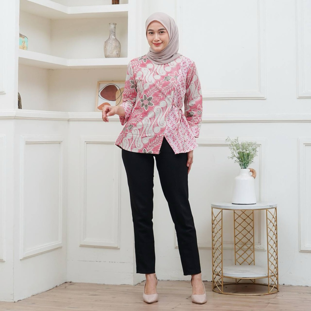 BAJU BATIK WANITA MODERN MONALISA GENES BAJU BATIK WANITA MODERN KEKINIAN
