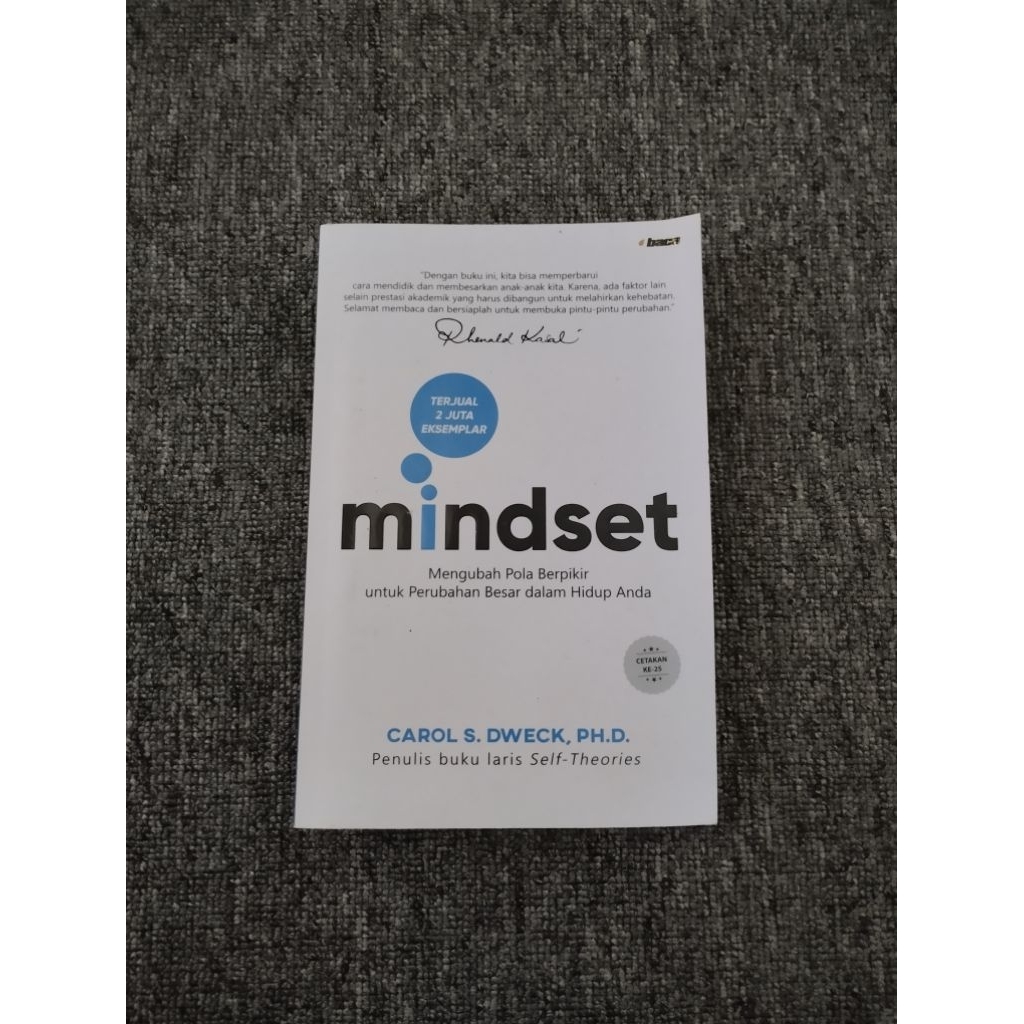 PRELOVED BUKU PRIBADI - MINDSET