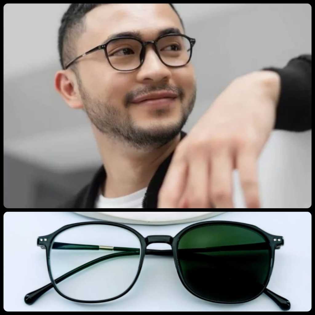 KACAMATA FRAME LENTUR LENSA PHOTOCROMIC MINUS 0.50/6.00 PRIA DAN WANITA