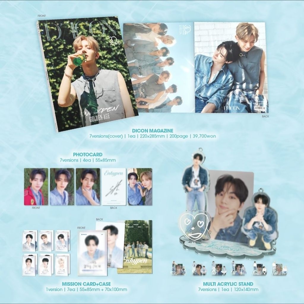 [PO] ENHYPEN - Dicon Vol. 30 (Type A - GOLDEN AGE) / DICON ENHYPEN