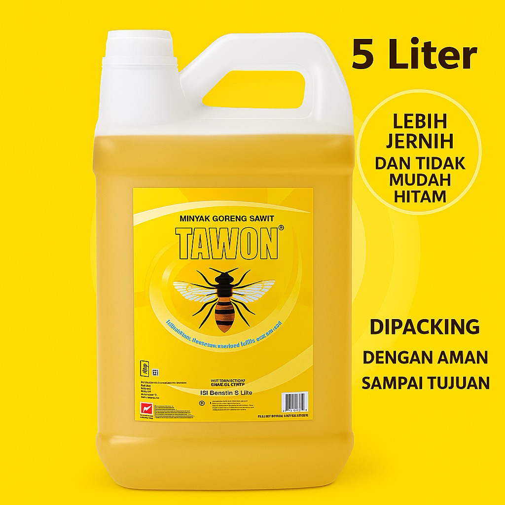MINYAK Goreng Tawon 5 Liter / Minyak Goreng Sawit 5 liter / Minyak Goreng 5 liter murah